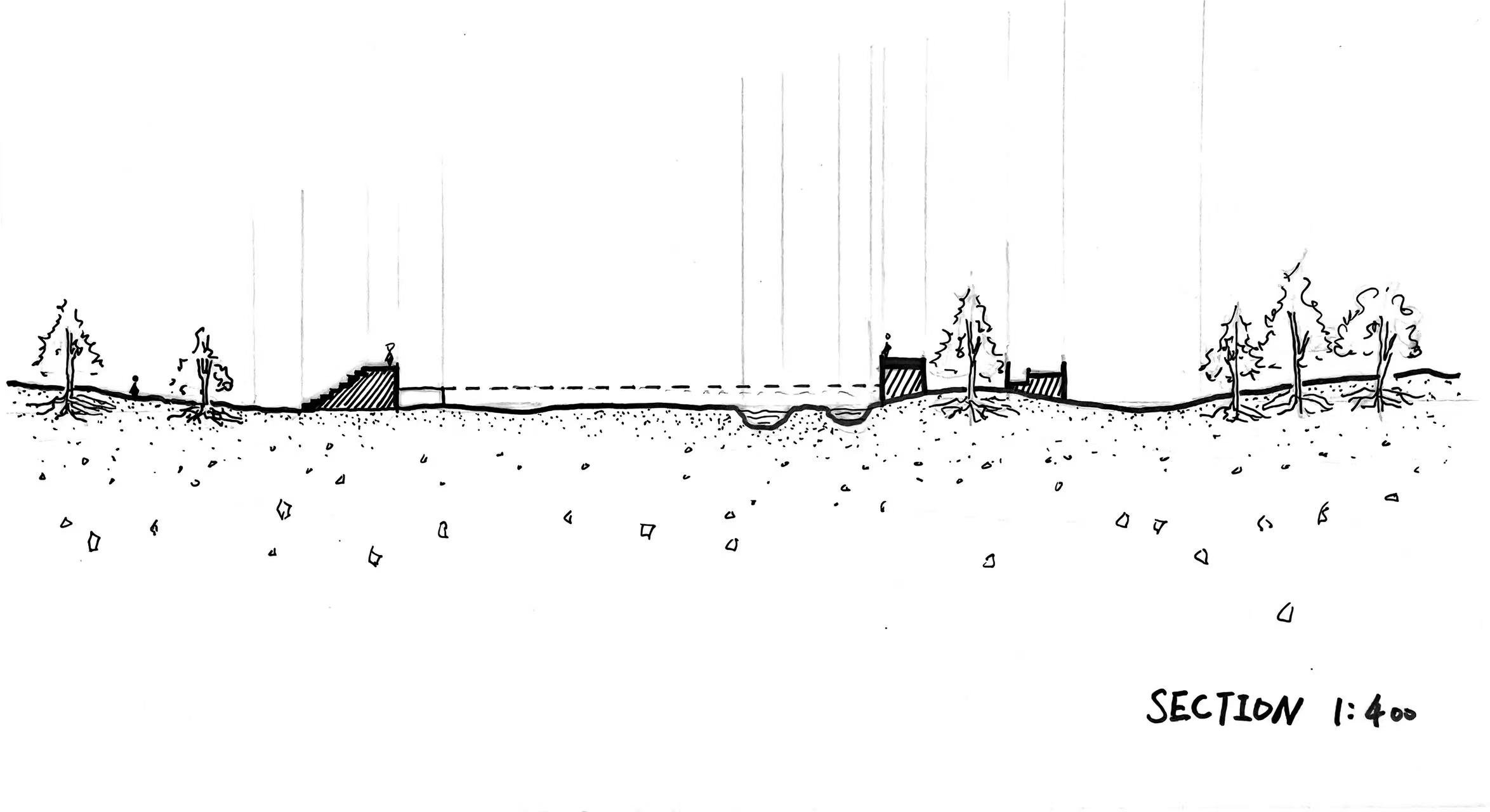 Bridge draft section